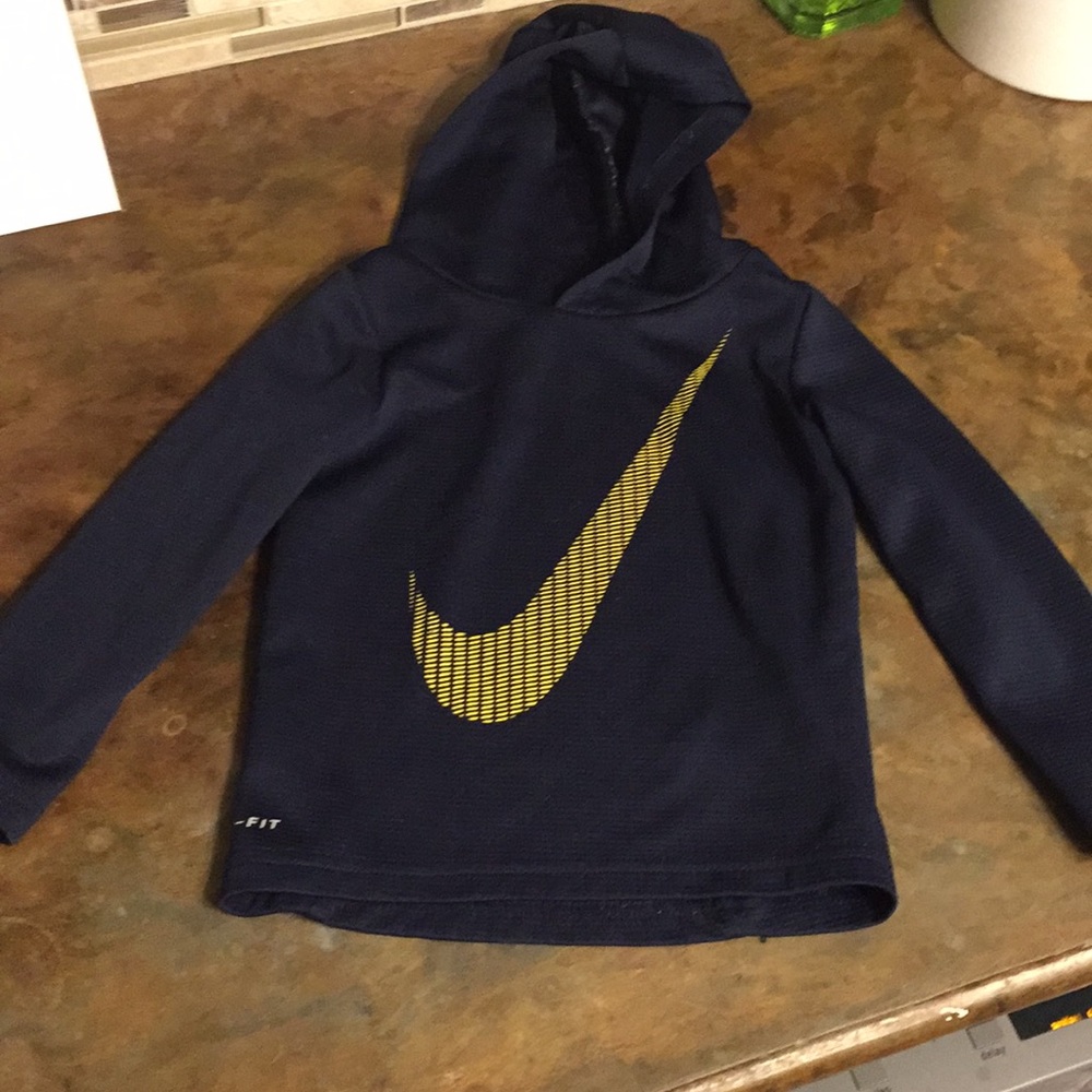 Nike dry fit 2t boys navy long sleeve